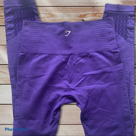 Gymshark Energy Seamless Leggings Purple - Picture 5 of 6
